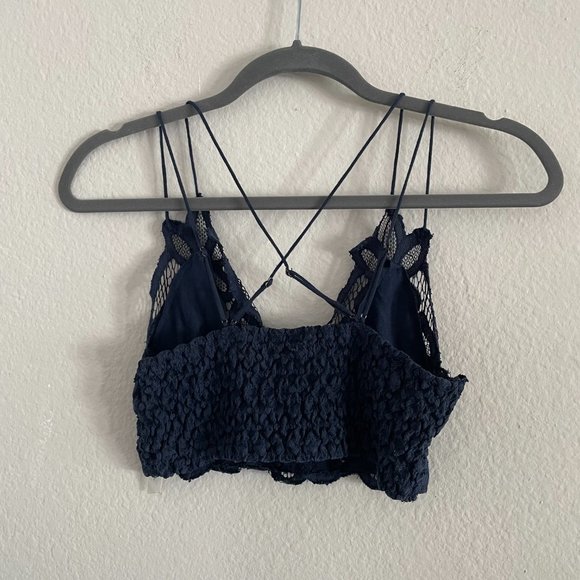 Free People lace bralette Adella navy - Picture 5 of 7